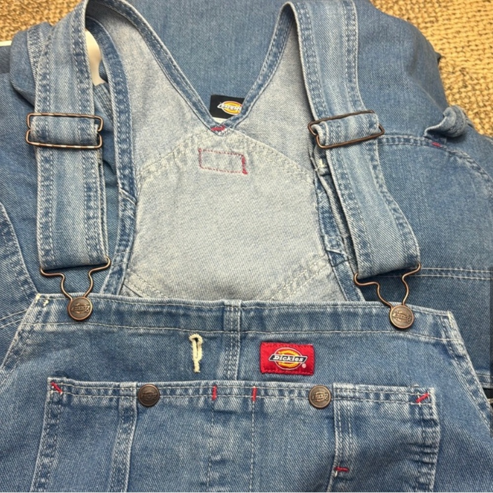 Denim overall bib 34x32